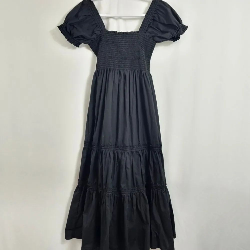 Anthro O.P.T. Daphne Madi Dress in Black - Size L